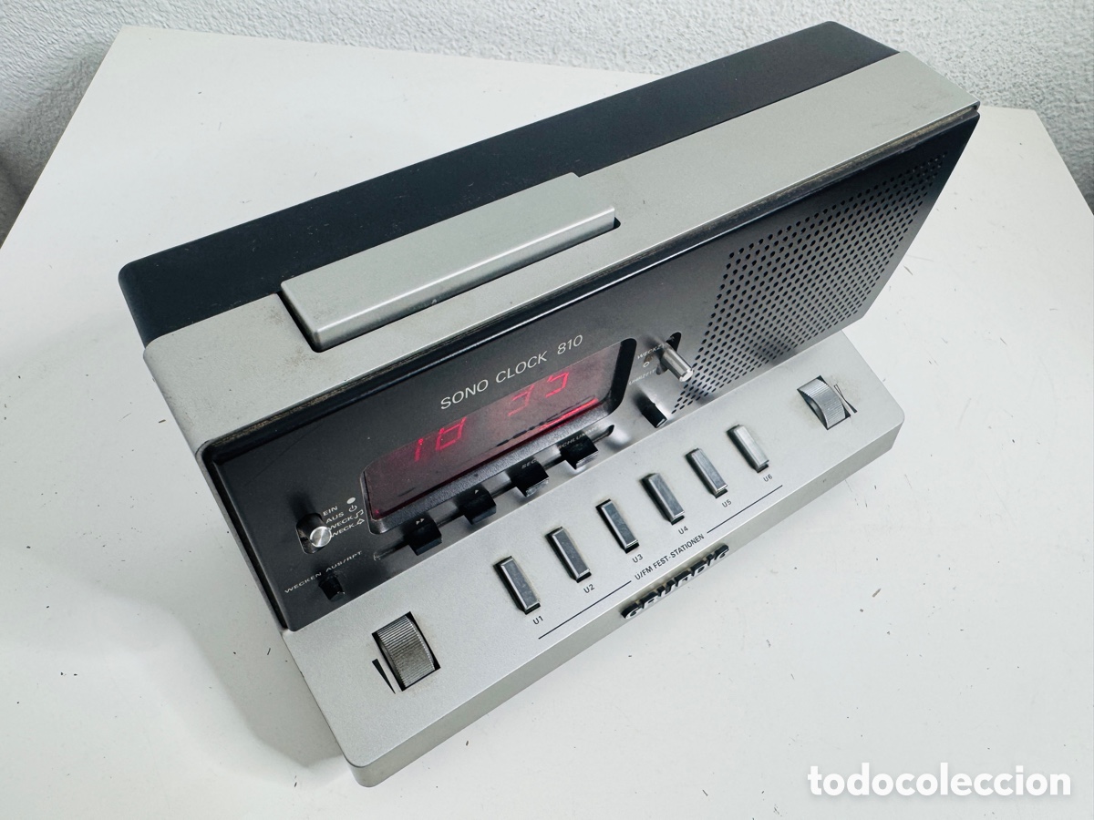 Vintage: Grundig Sono Clock 810 Space Age Design - Foto 7