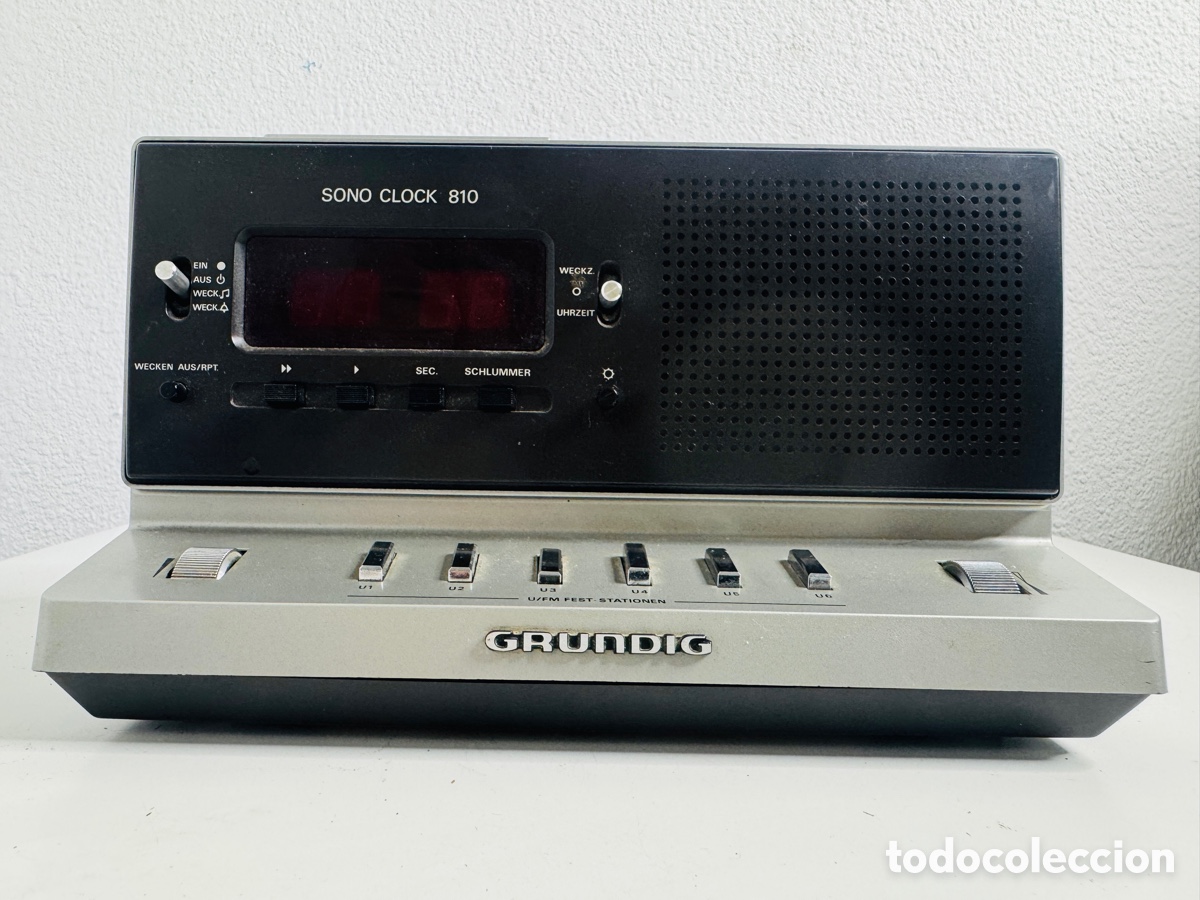 Vintage: Grundig Sono Clock 810 Space Age Design - Foto 11