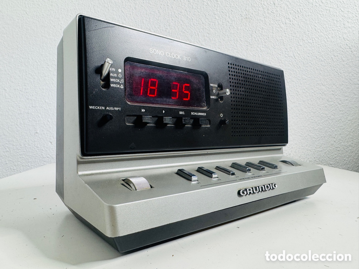 Vintage: Grundig Sono Clock 810 Space Age Design - Foto 1