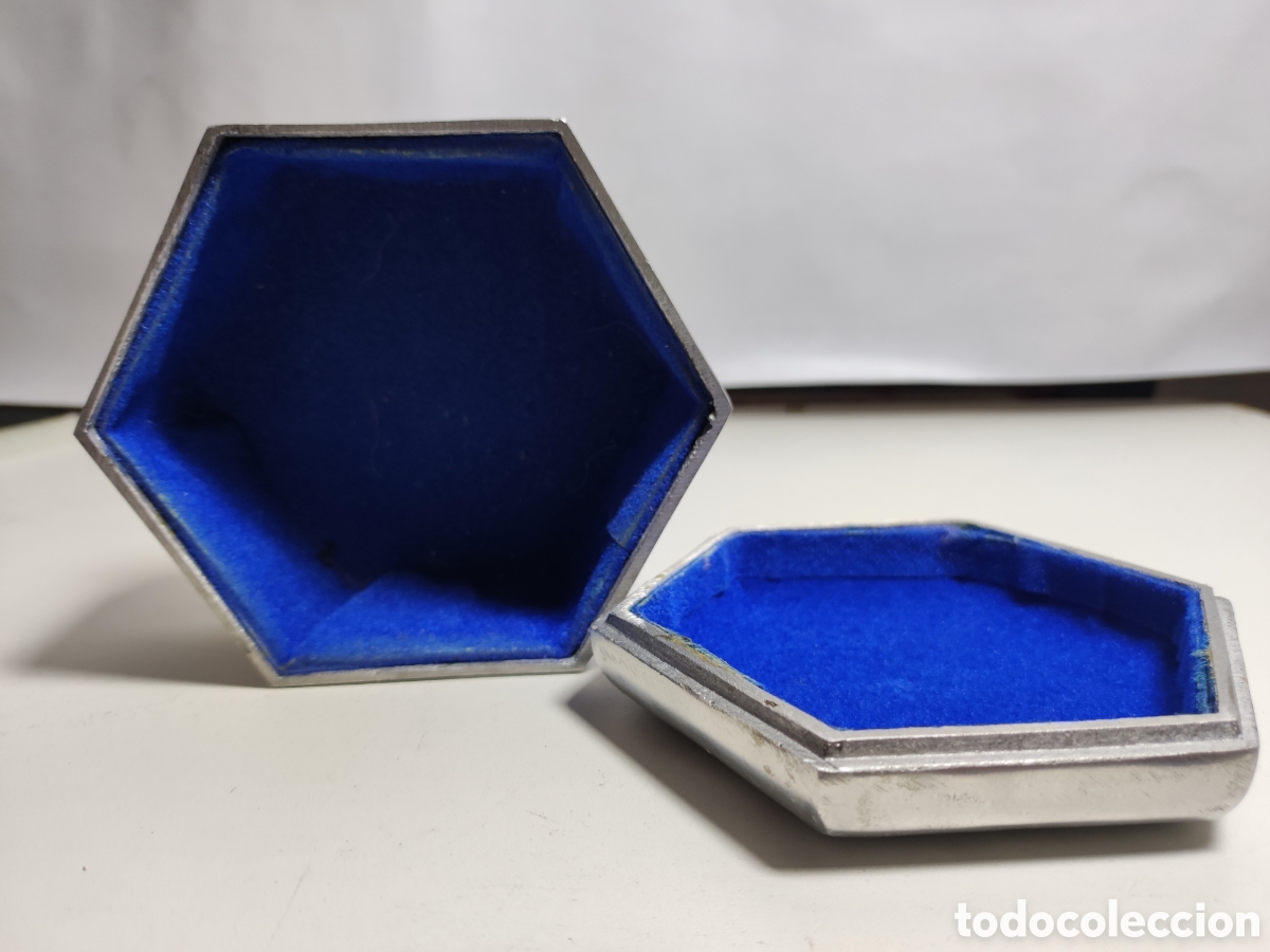Vintage: Cajita de aluminio exagonal - Foto 3