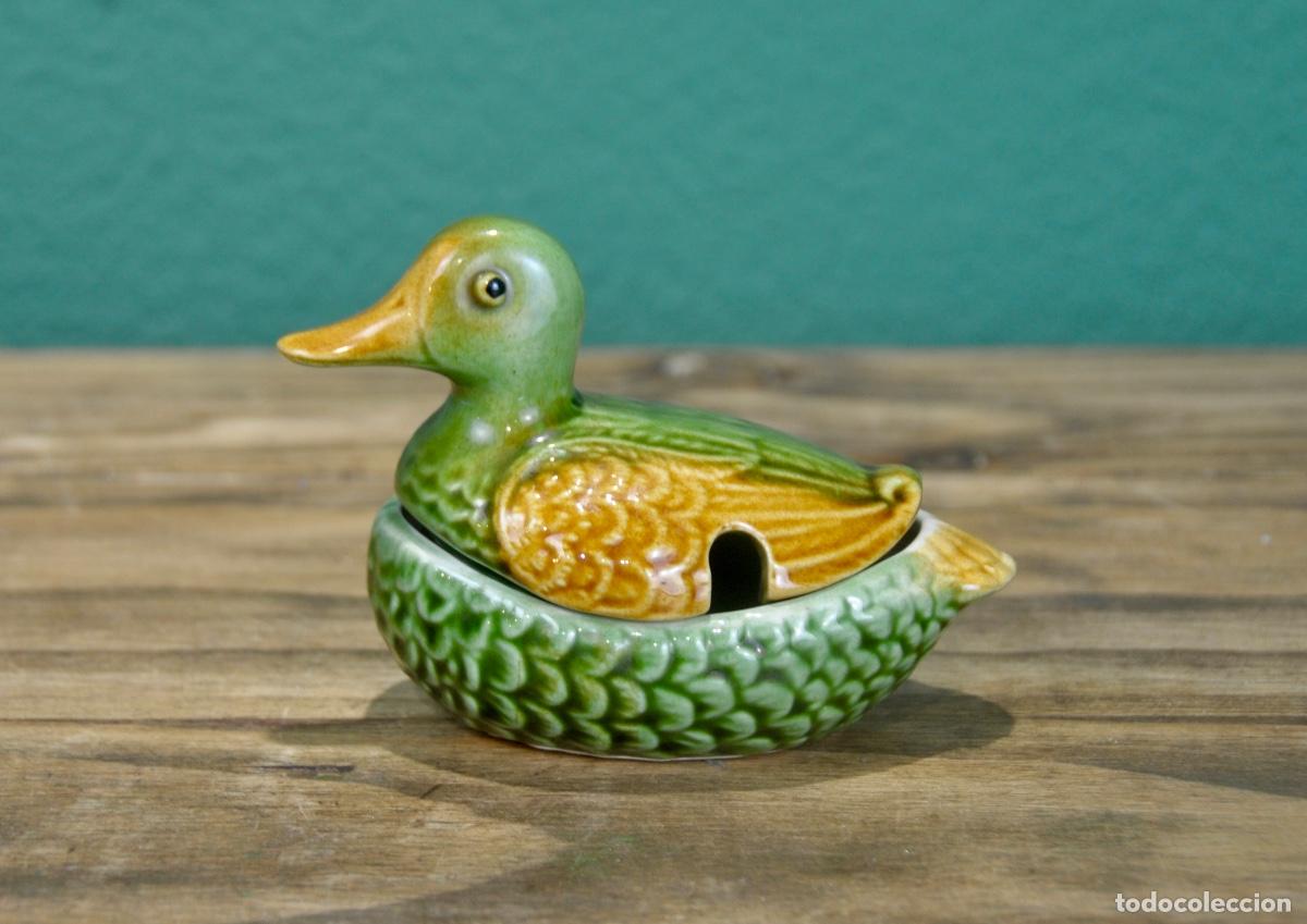 Vintage: Pato caja en verde y marr&oacute;n - Foto 5