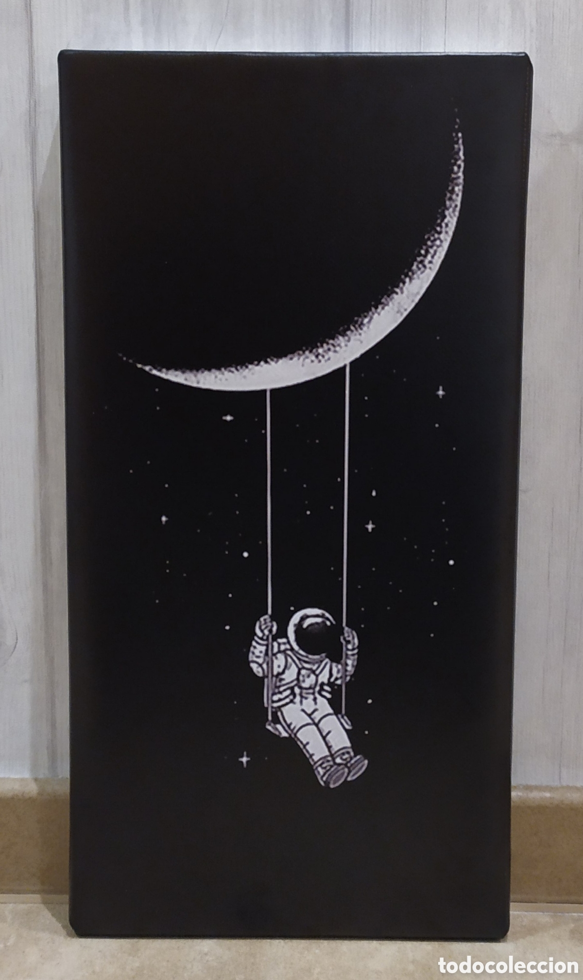 Vintage: Cuadro cartel ASTRONAUTA EN LA LUNA - Foto 1