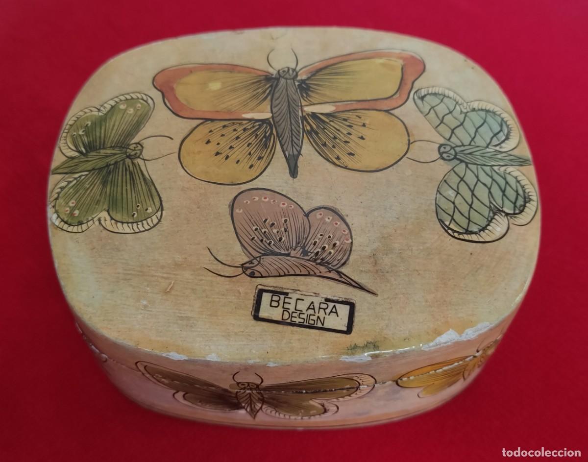 Vintage: CAJA DE MADERA LACADA - BECARA DESIGN - Foto 1