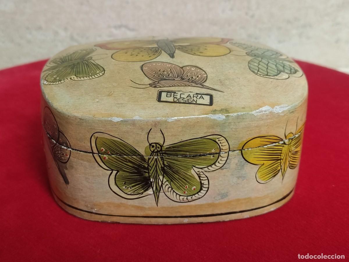 Vintage: CAJA DE MADERA LACADA - BECARA DESIGN - Foto 2