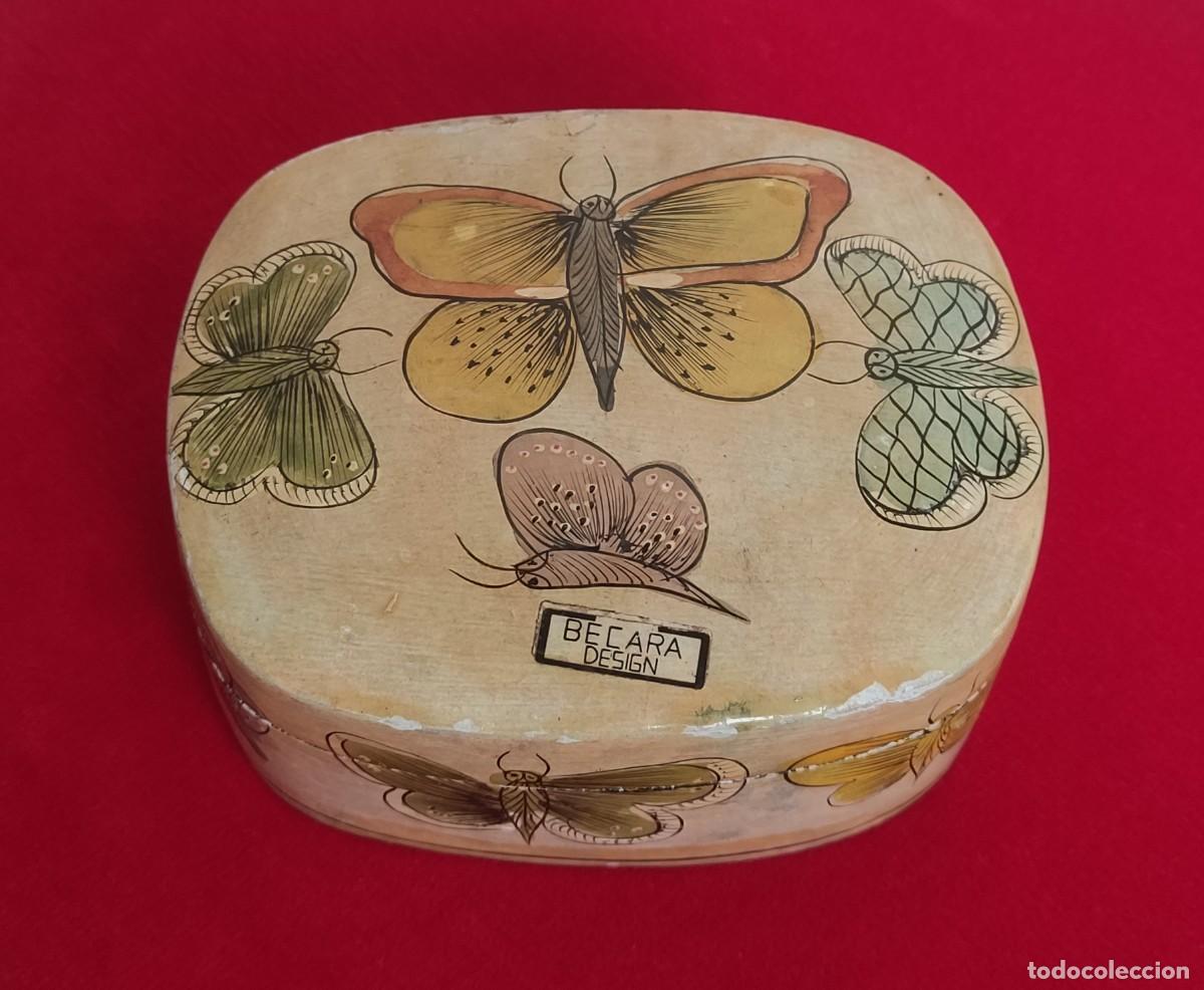 Vintage: CAJA DE MADERA LACADA - BECARA DESIGN - Foto 6