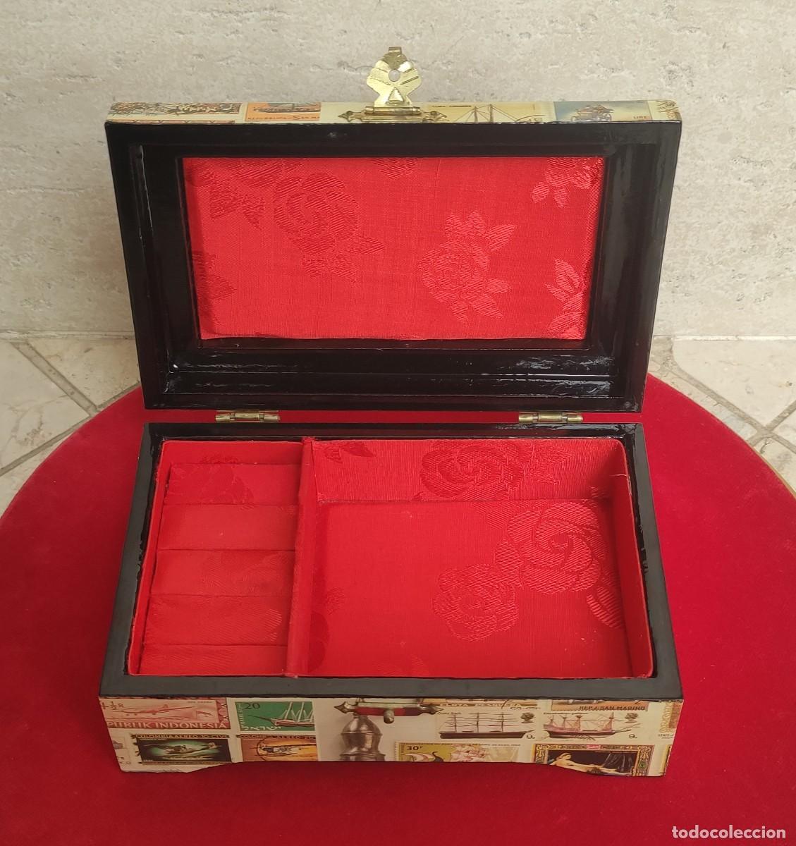 Vintage: JOYERO DE MADERA LACADA - Foto 5