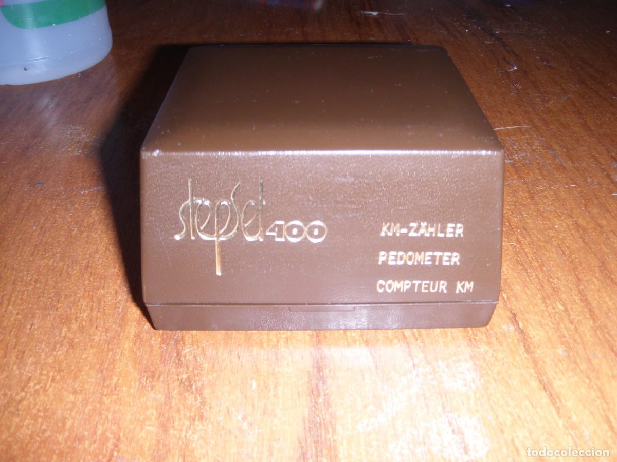 Vintage: PODOMETRO CUENTA PASOS STEPSET 400 COMO NUEVO - Foto 6