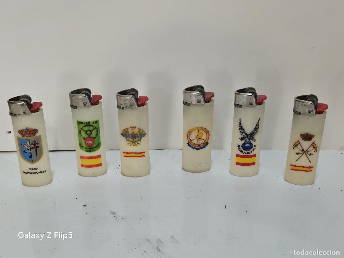 Vintage: lote de mecheros del ejercitos - Foto 1