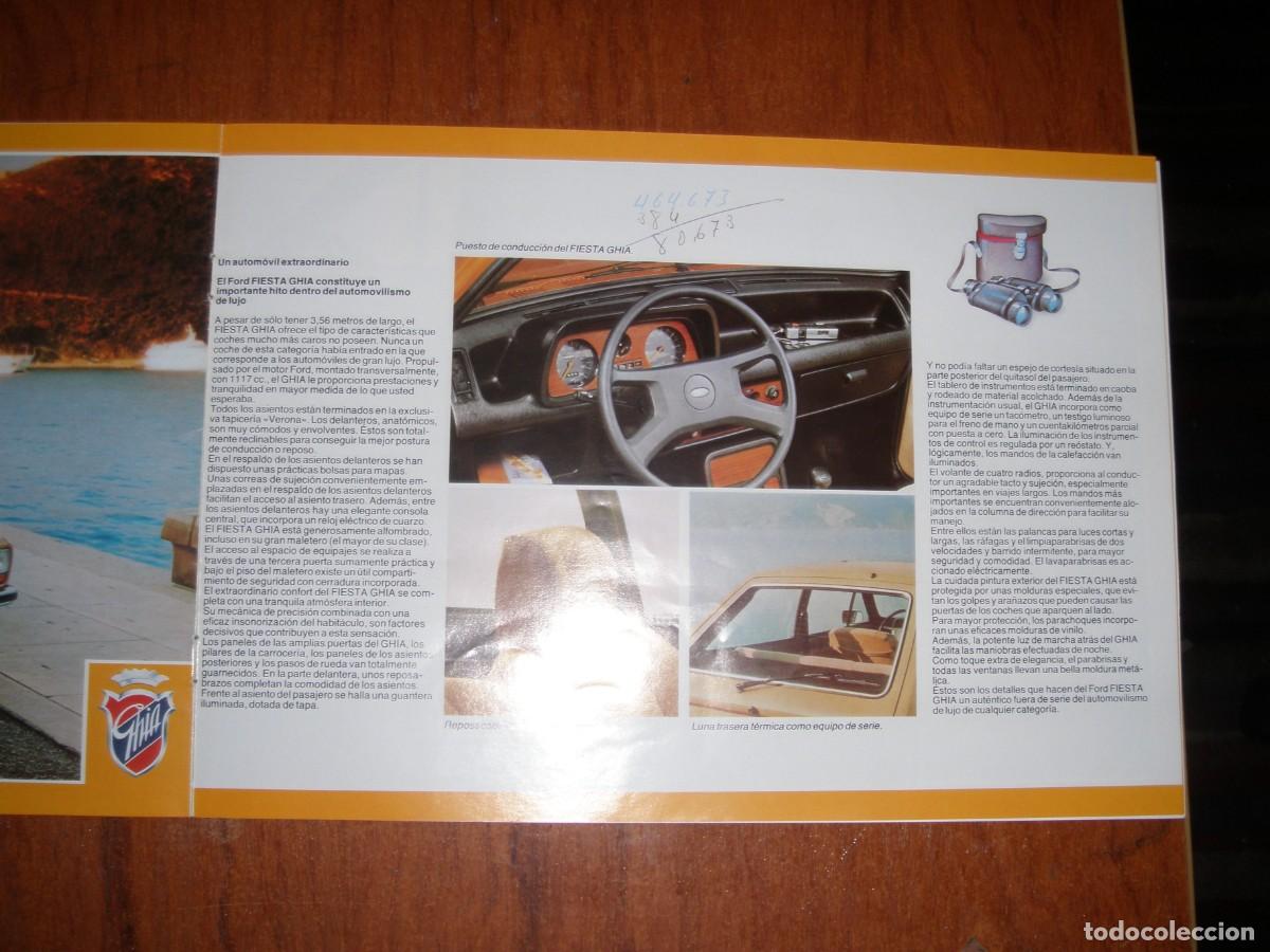 Vintage: CAT&Aacute;LOGO COCHE FORD FIESTA - Foto 8