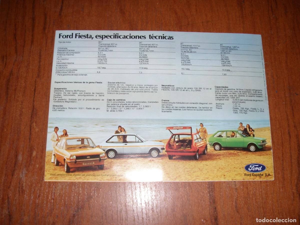 Vintage: CAT&Aacute;LOGO COCHE FORD FIESTA - Foto 10