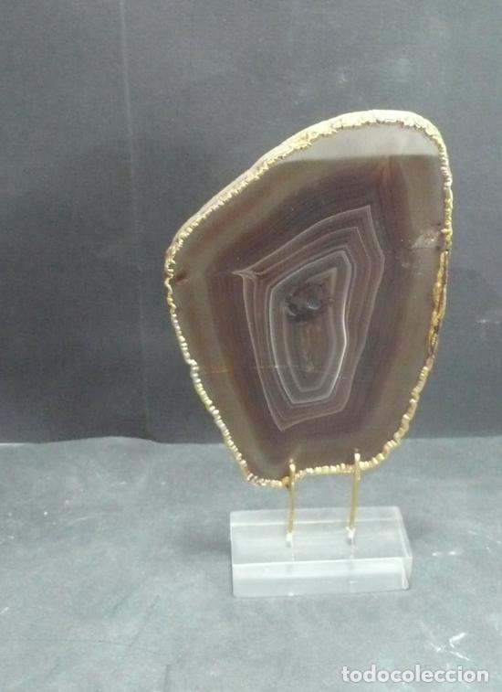 Vintage: PIEDRA CON BORDE DORADO - Foto 3
