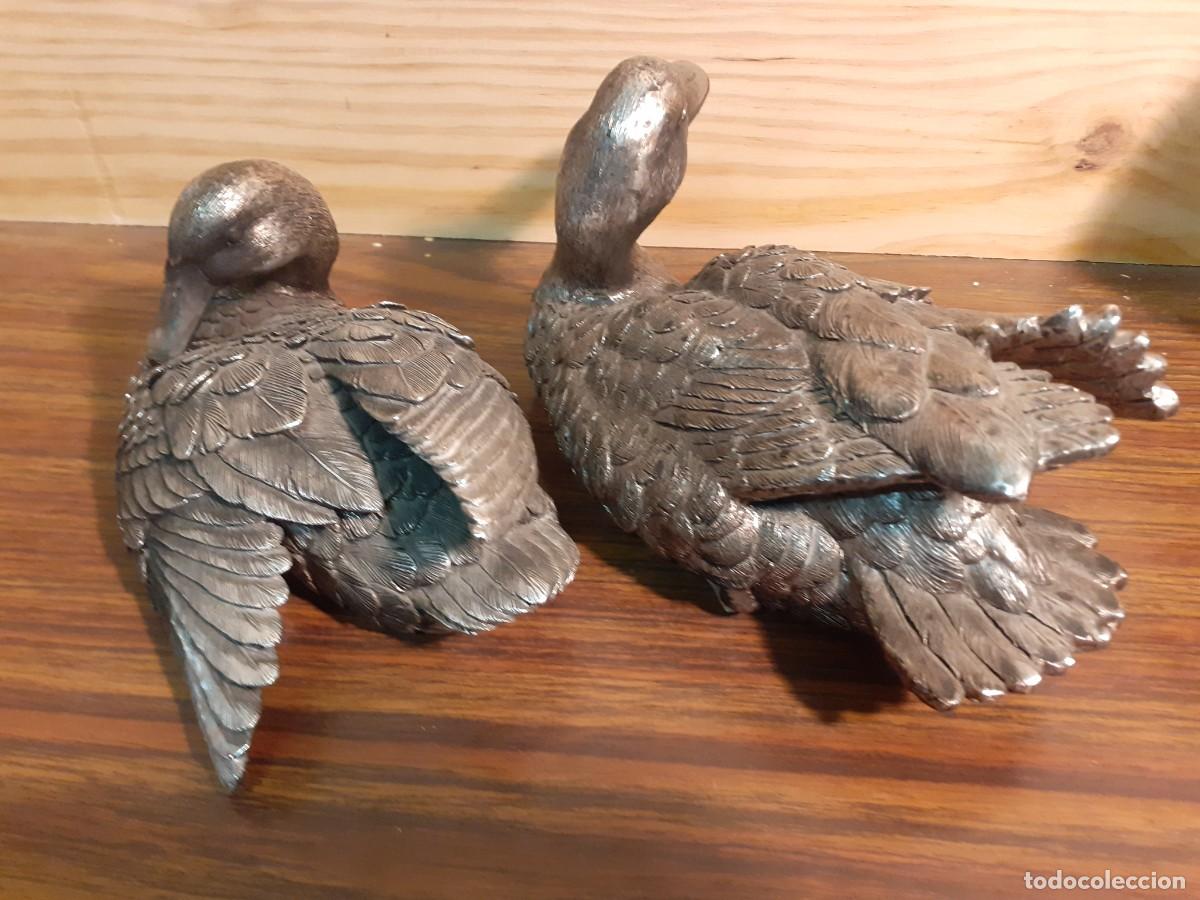 Vintage: Pareja de figuras de patos - Foto 5