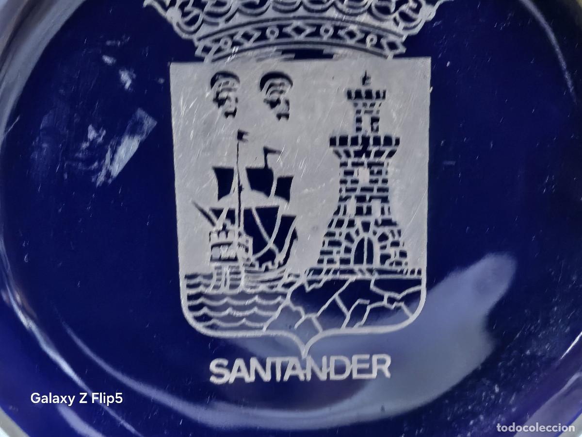 Vintage: plato de santander peque&ntilde;o - Foto 2