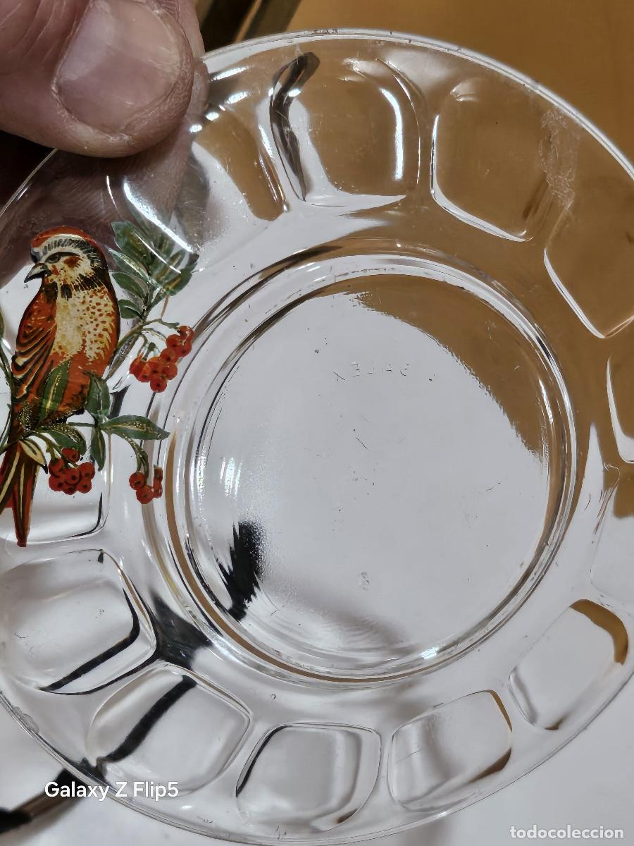 Vintage: peque&ntilde;o plato de cristal - Foto 3