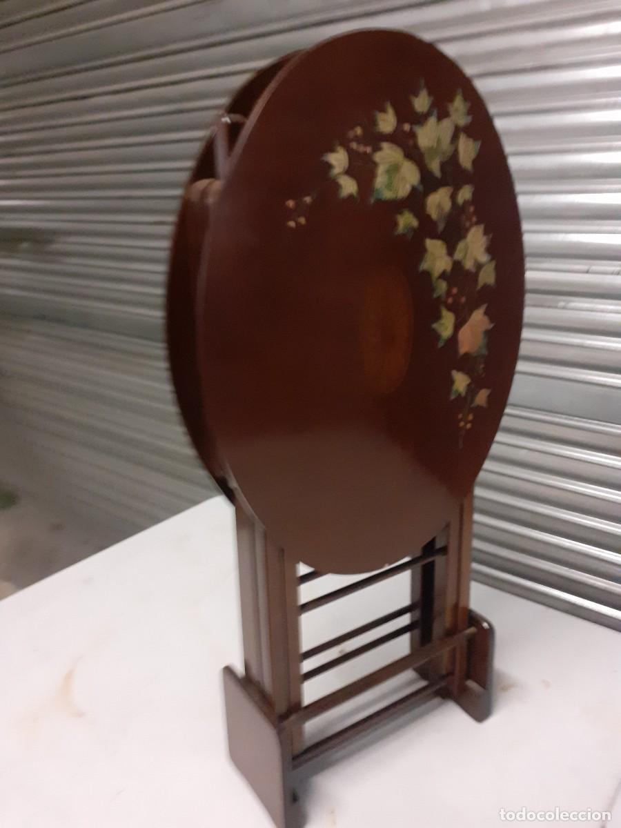 Vintage: Mesitas plegables madera - Foto 2