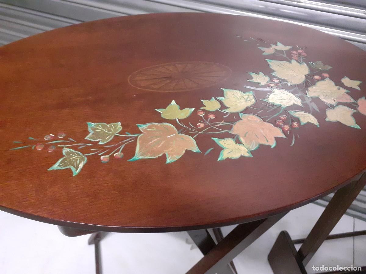 Vintage: Mesitas plegables madera - Foto 5