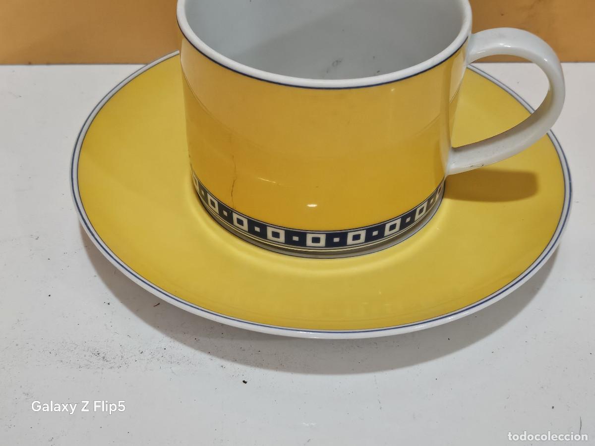 Vintage: tazon y plato de porcelana - Foto 2