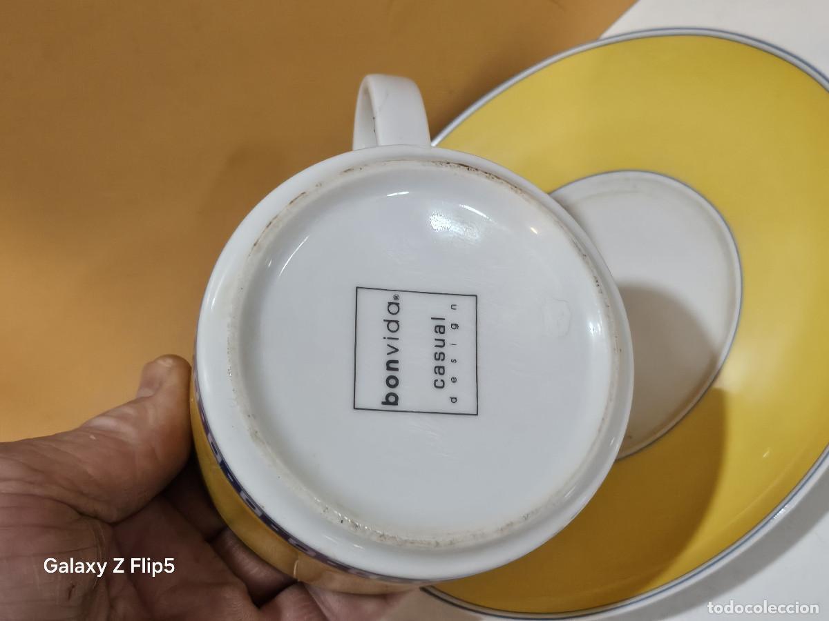 Vintage: tazon y plato de porcelana - Foto 3