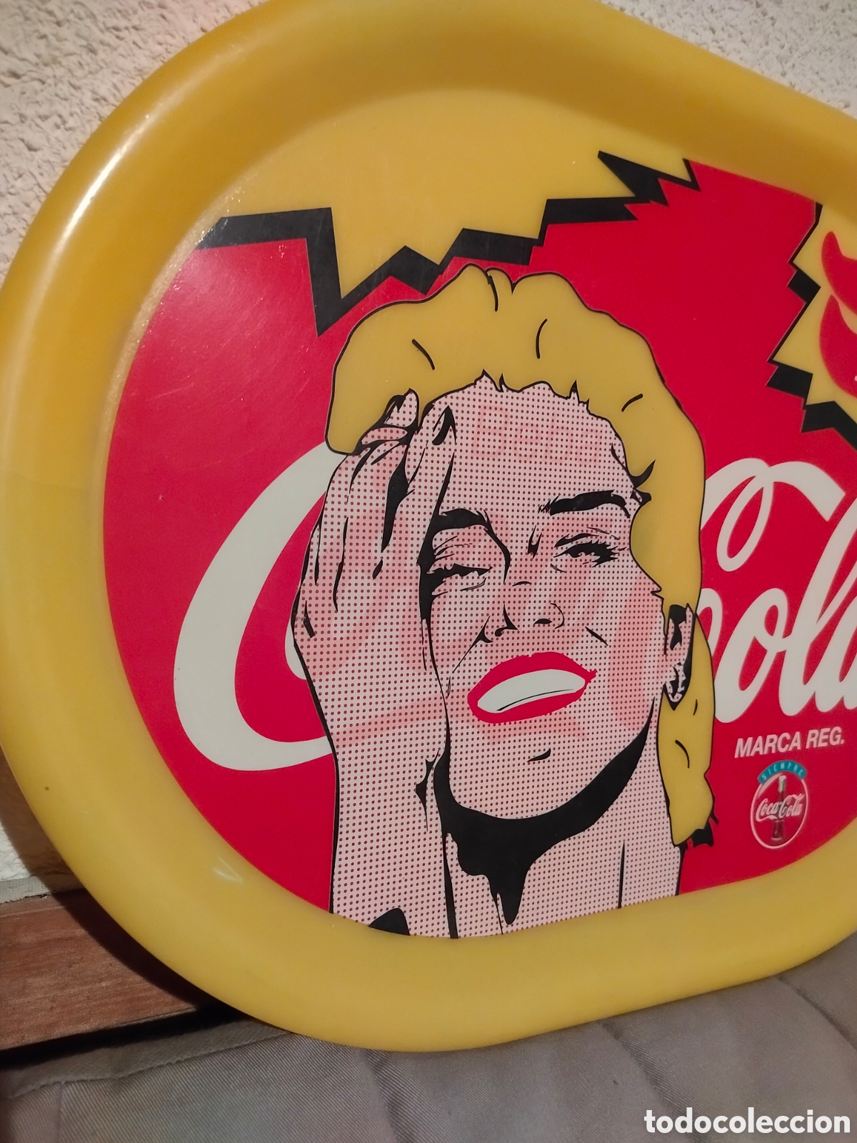 Vintage: Bandeja Cocacola 80s - Foto 3