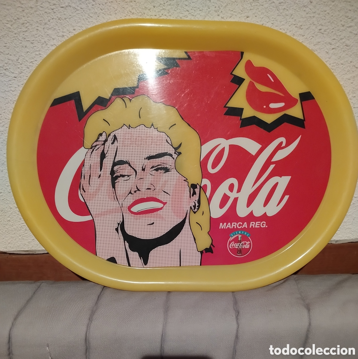 Vintage: Bandeja Cocacola 80s - Foto 1