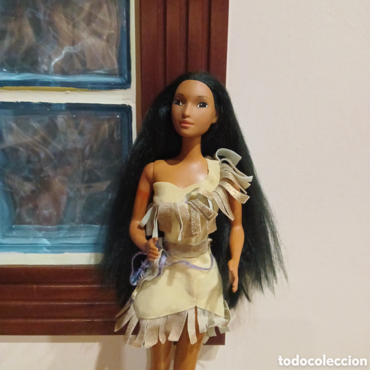 Vintage: Mu&ntilde;eca Pocahontas Disney - Foto 4