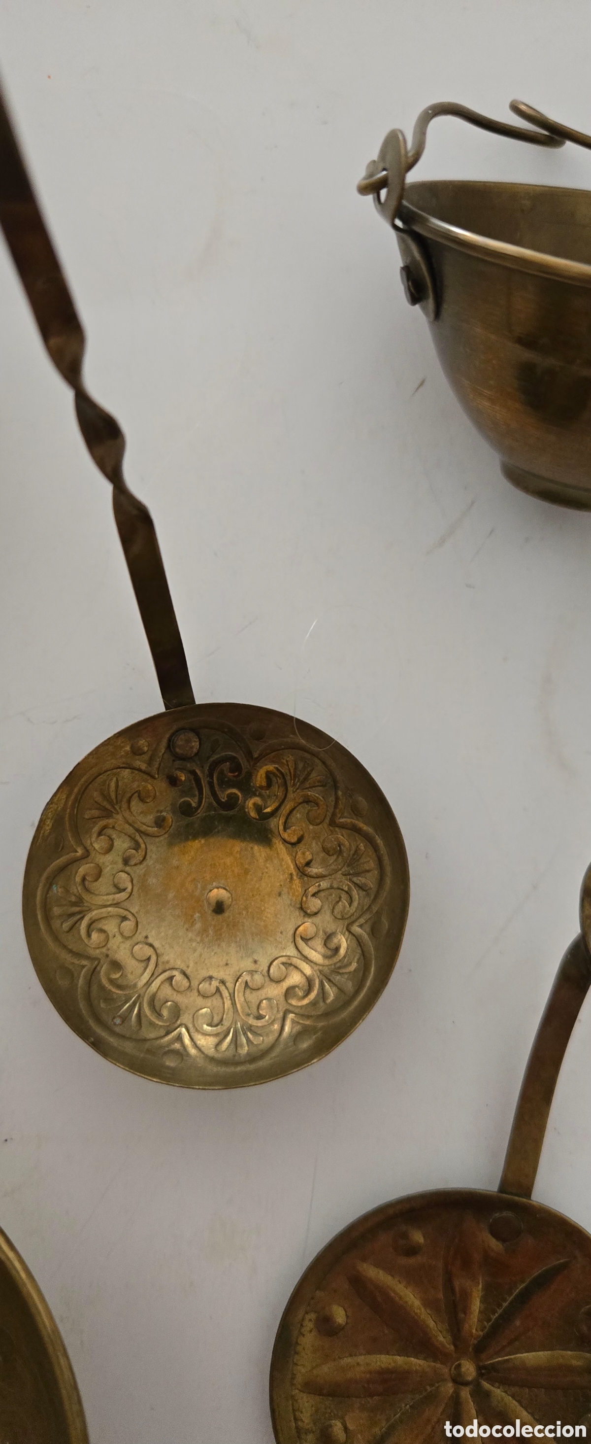 Vintage: Decoraci&oacute;n antigua de lat&oacute;n - Foto 2