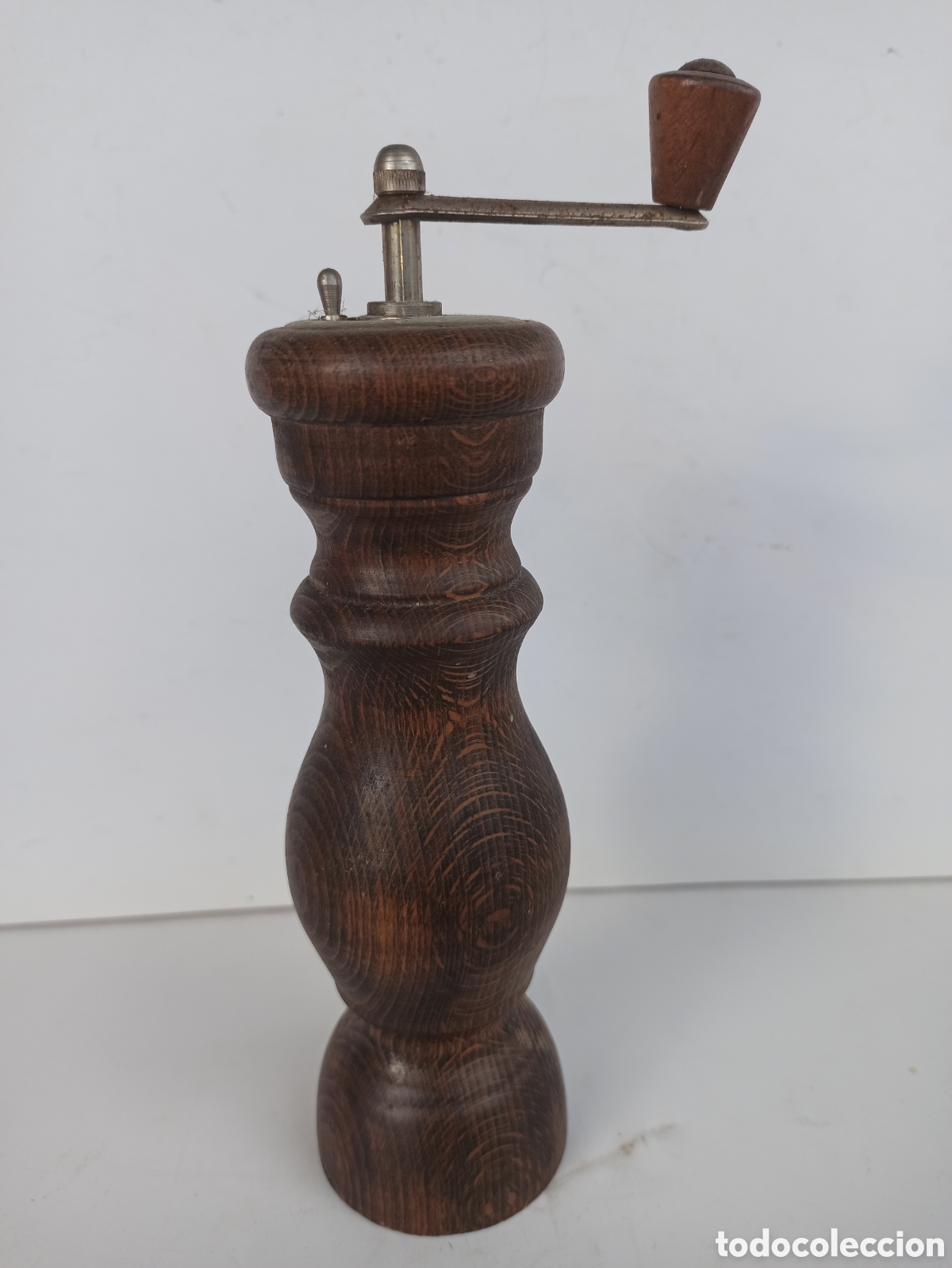 Vintage: Molinillo de especias de madera - Foto 3