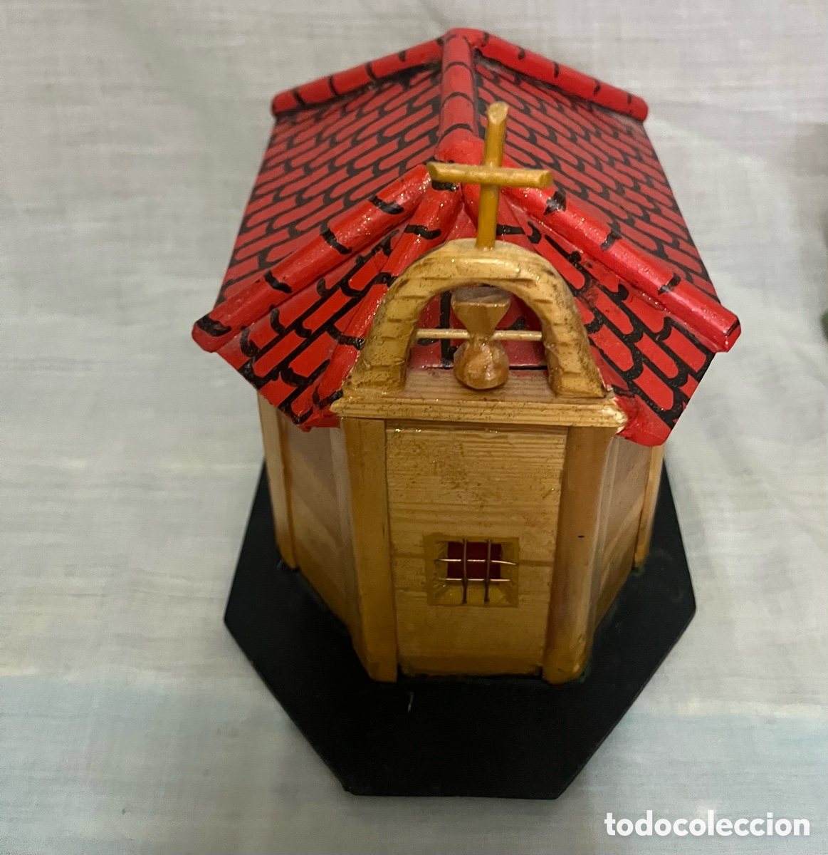 Vintage: IGLESIA ARTESANAL EN MADERA DE PALENCIA - Foto 1