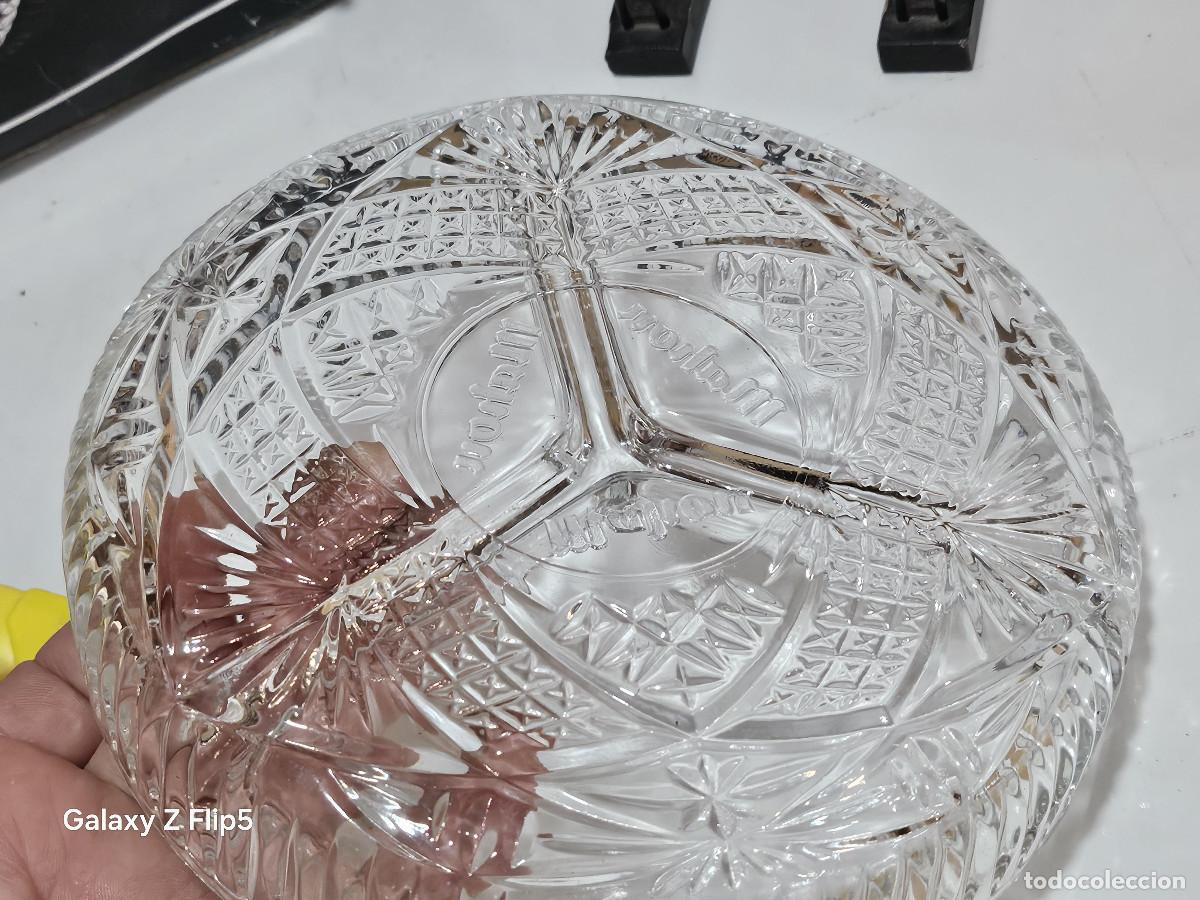 Vintage: bandeja de cristal de frutos secos - Foto 4