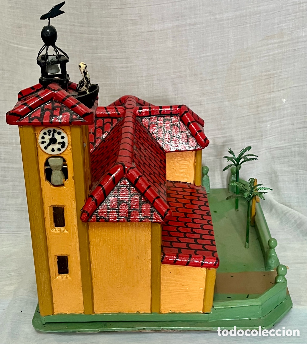 Vintage: IGLESIA ARTESANAL EN MADERA - Foto 7