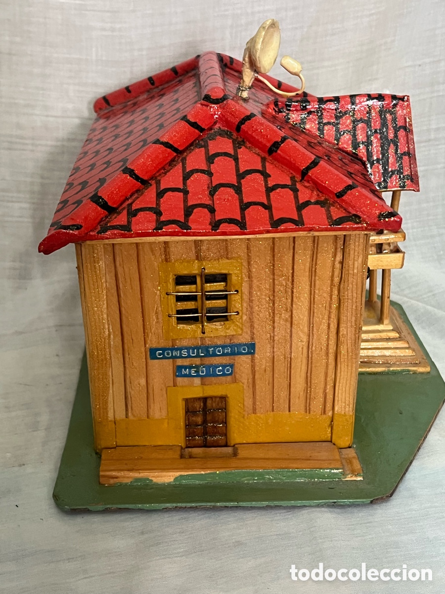 Vintage: AYUNTAMIENTOS ARTESANAL EN MADERA - Foto 6