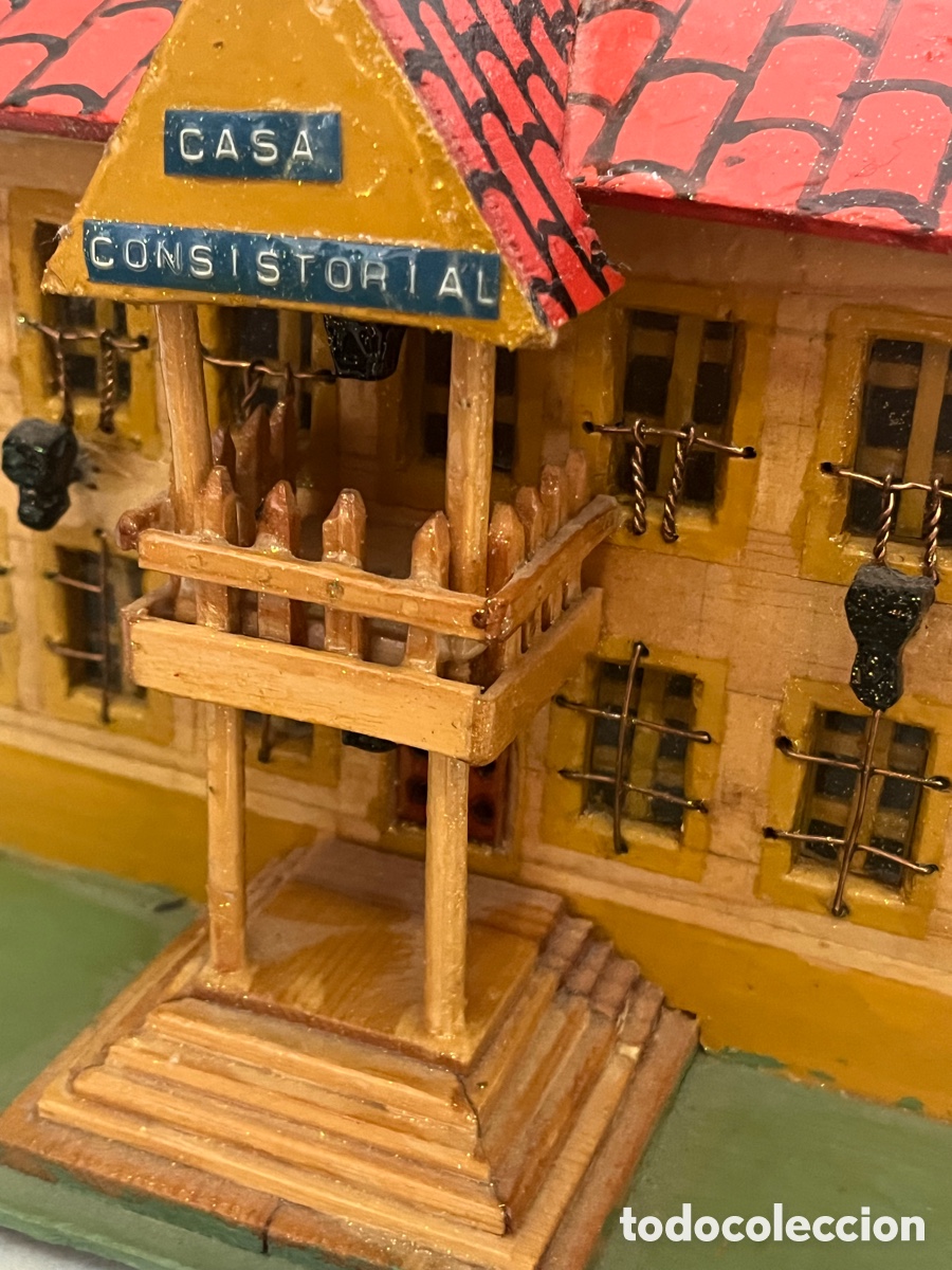 Vintage: AYUNTAMIENTOS ARTESANAL EN MADERA - Foto 12