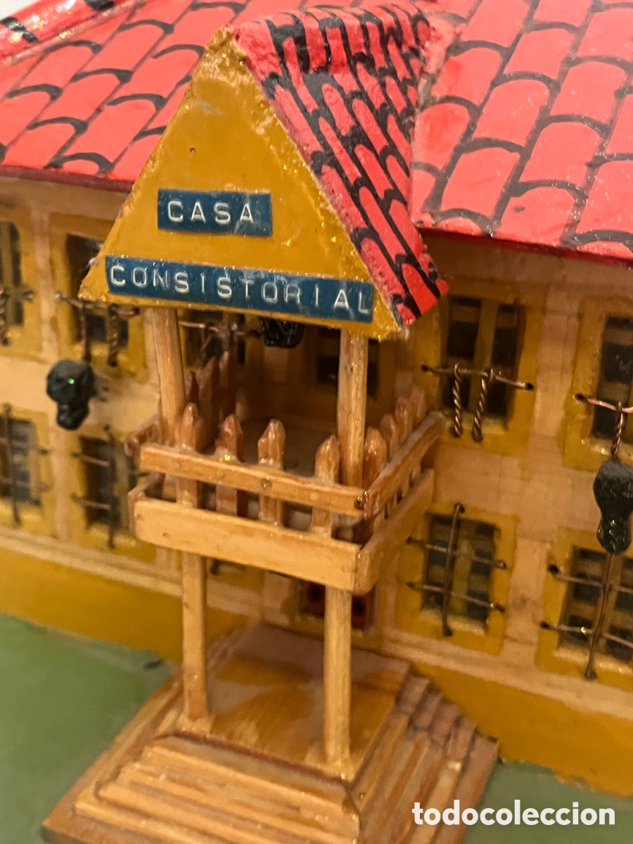 Vintage: AYUNTAMIENTOS ARTESANAL EN MADERA - Foto 13