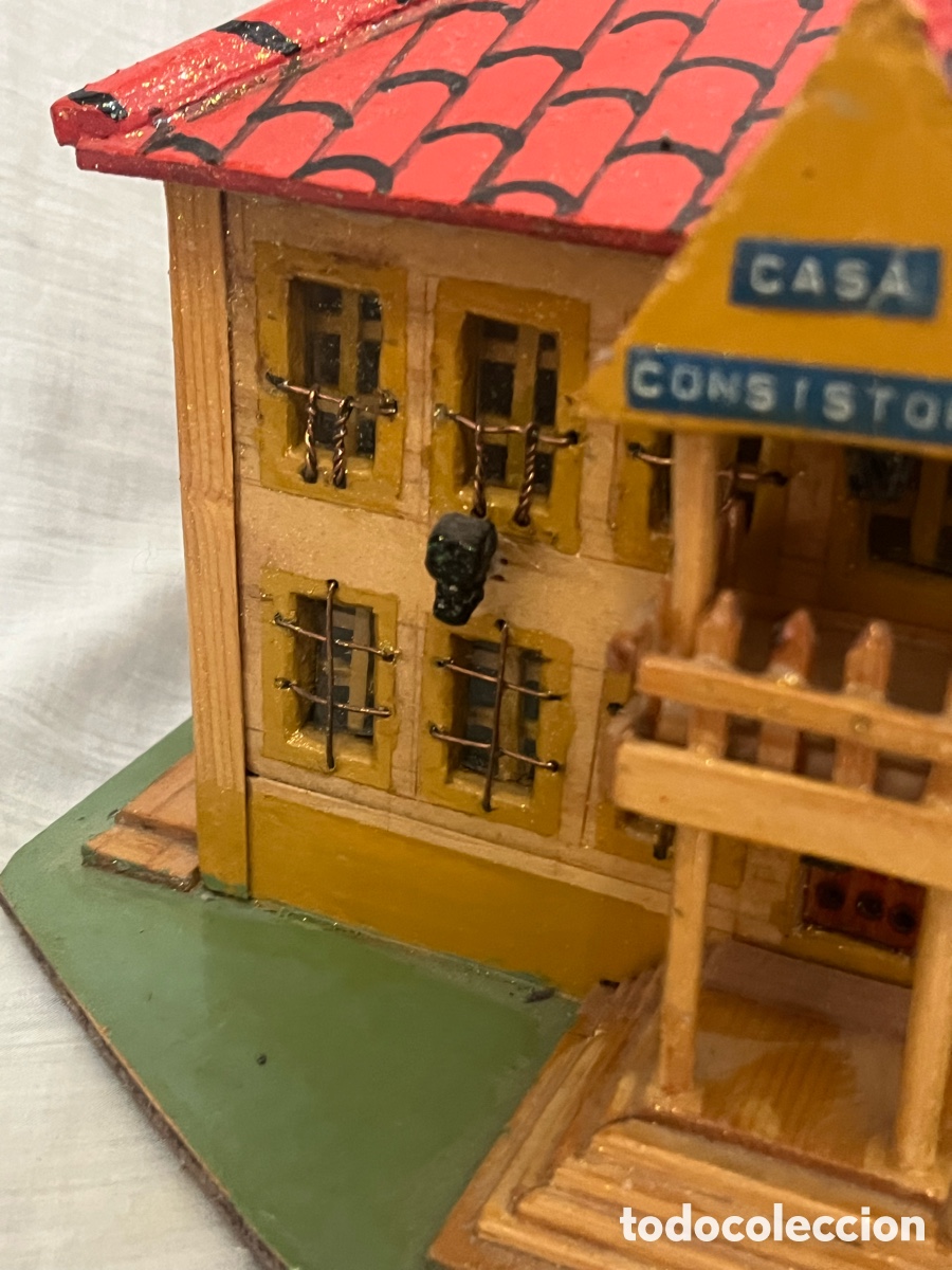 Vintage: AYUNTAMIENTOS ARTESANAL EN MADERA - Foto 14