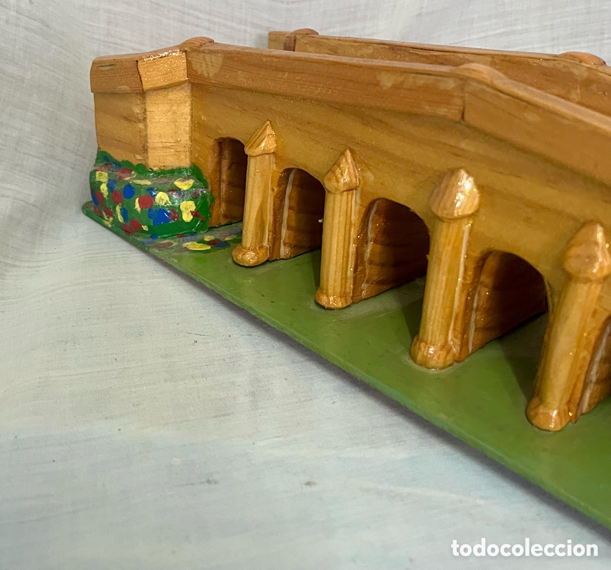 Vintage: PUENTE DEL CANTO ARTESANAL MADERA - Foto 8