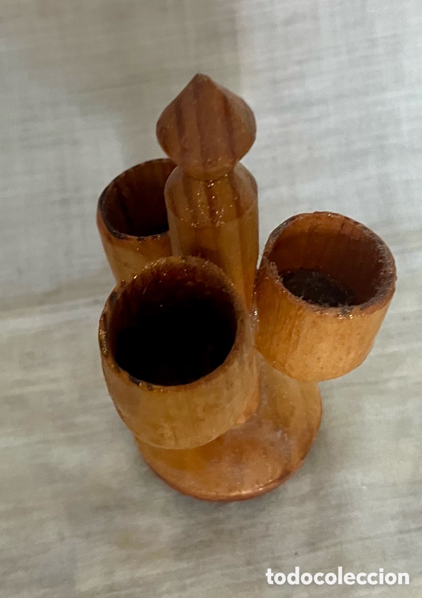 Vintage: PALILLERO ARTESANAL EN MADERA - Foto 4