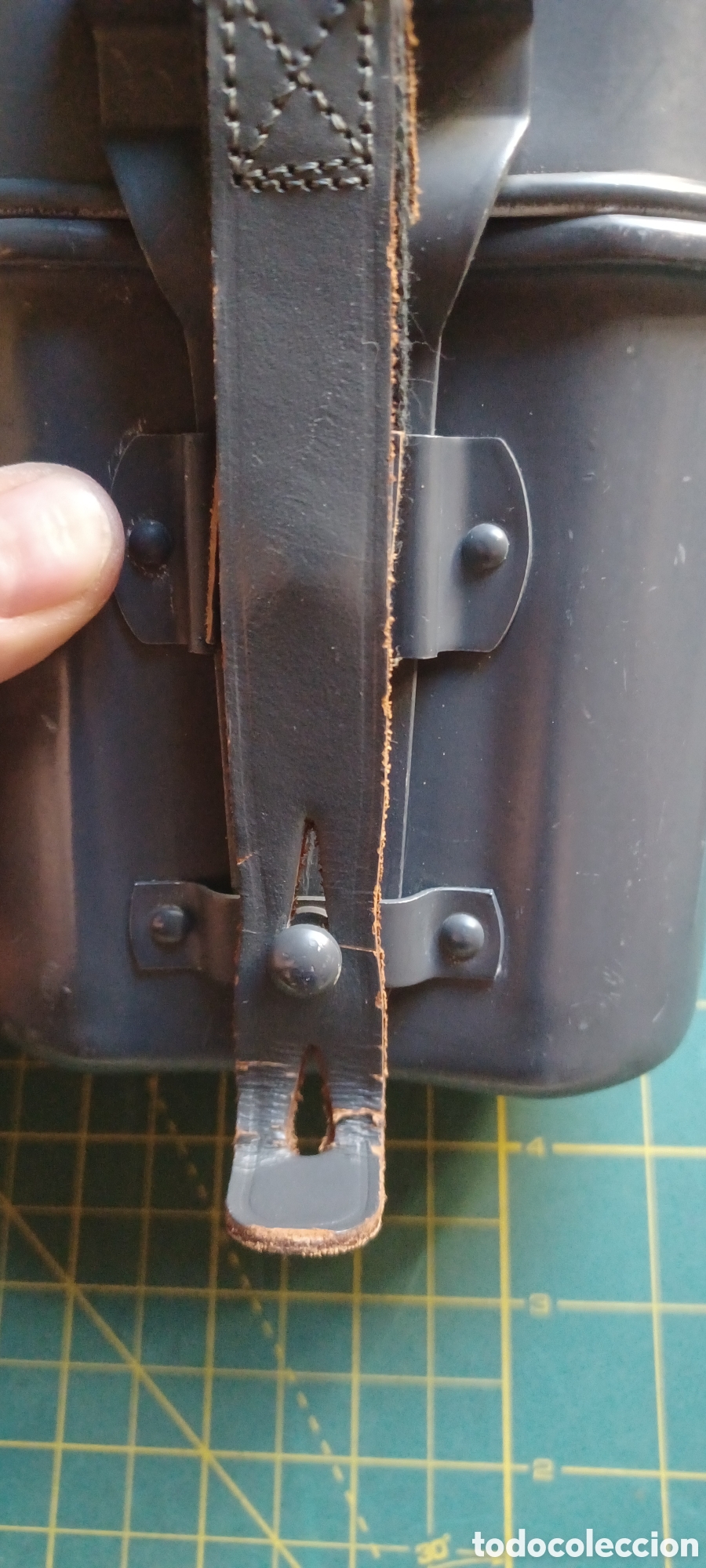 Vintage: Cantimplora alemana aluminio RDA y cazo - Foto 3