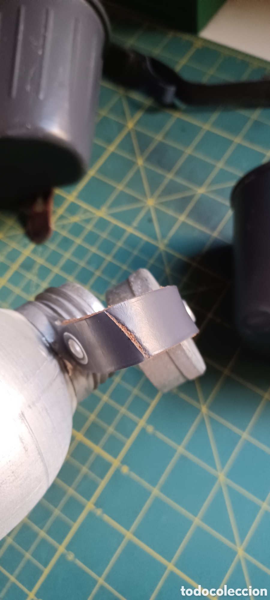 Vintage: Cantimplora alemana aluminio RDA y cazo - Foto 10