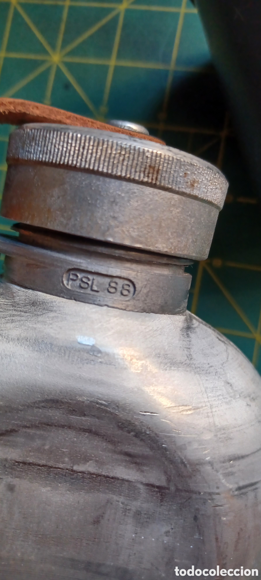 Vintage: Cantimplora alemana aluminio RDA y cazo - Foto 13