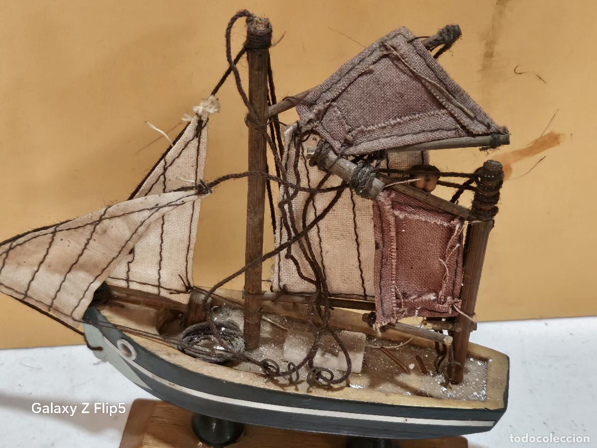 Vintage: peque&ntilde;o barco de madera - Foto 2