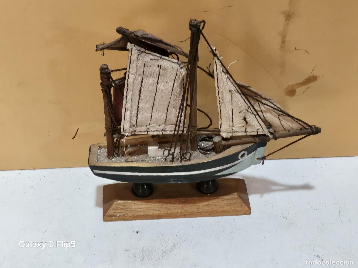 Vintage: peque&ntilde;o barco de madera - Foto 3