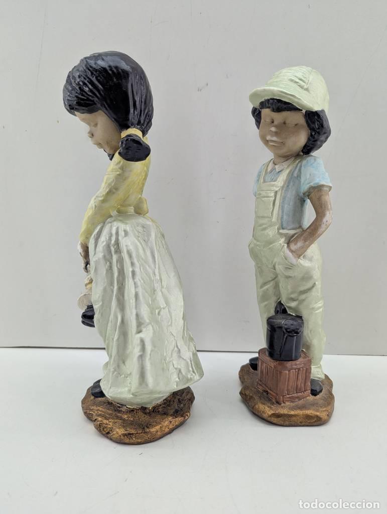 Vintage: 2 FIGURAS DE PORCELANA - Foto 2