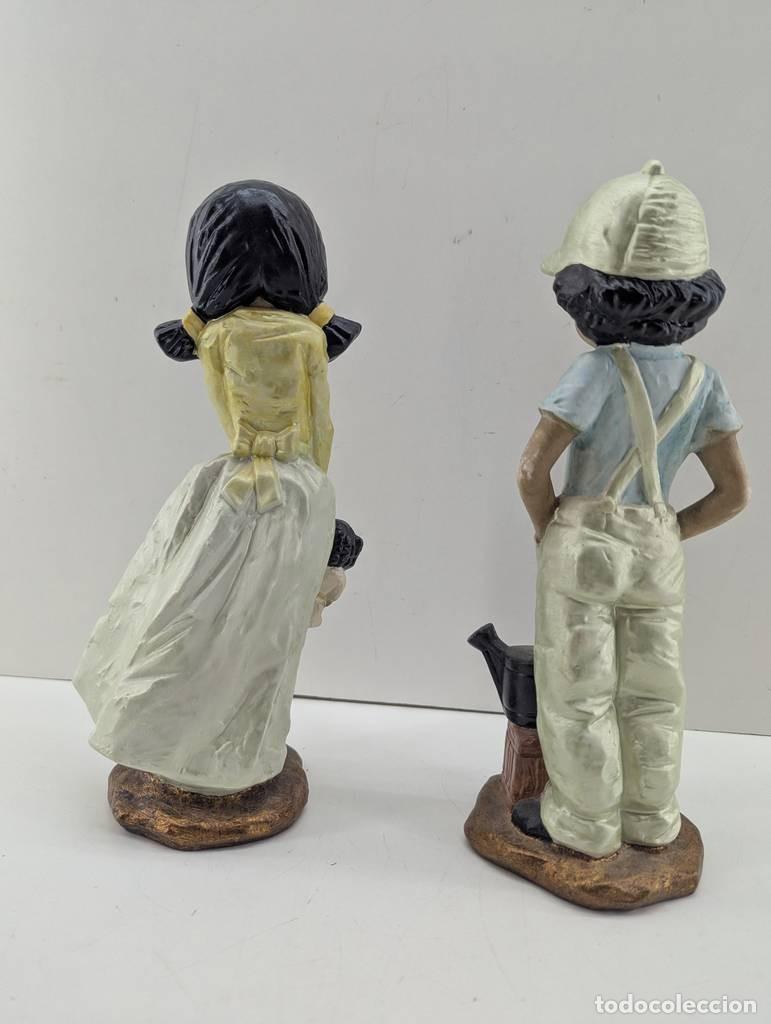 Vintage: 2 FIGURAS DE PORCELANA - Foto 3