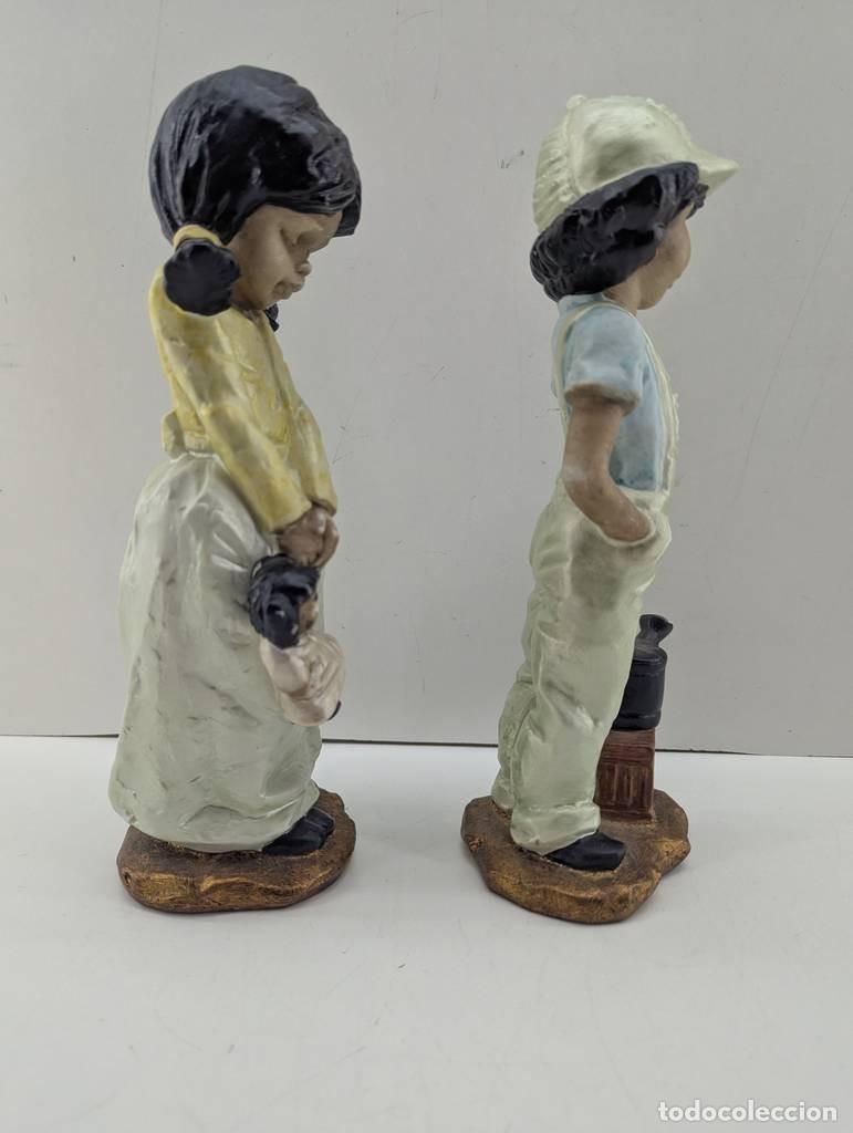 Vintage: 2 FIGURAS DE PORCELANA - Foto 4