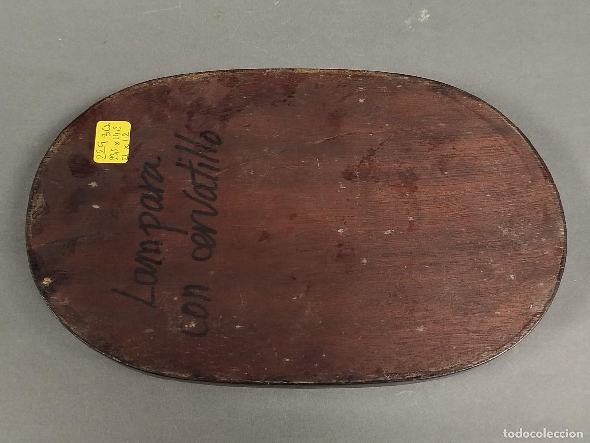 Vintage: BASE DE MADERA BARNIZADA - Foto 5