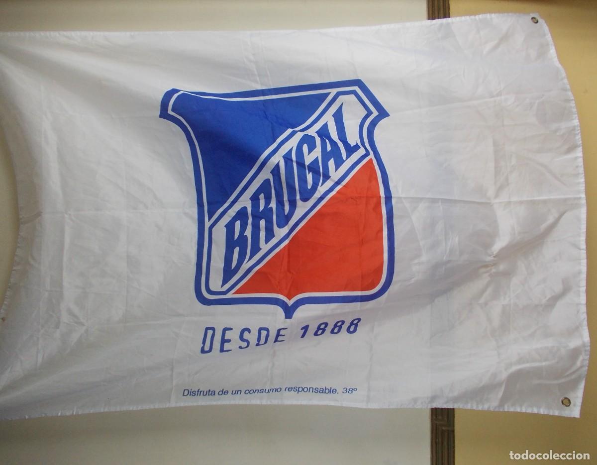 Vintage: Bandera grande Brugal - Foto 2