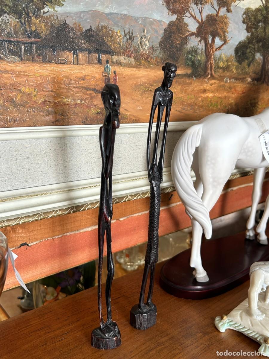 Vintage: Figura de madera de &eacute;bano - Foto 2
