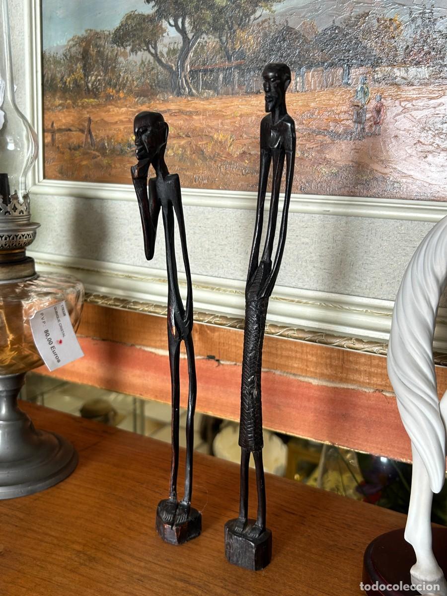 Vintage: Figura de madera de &eacute;bano - Foto 4