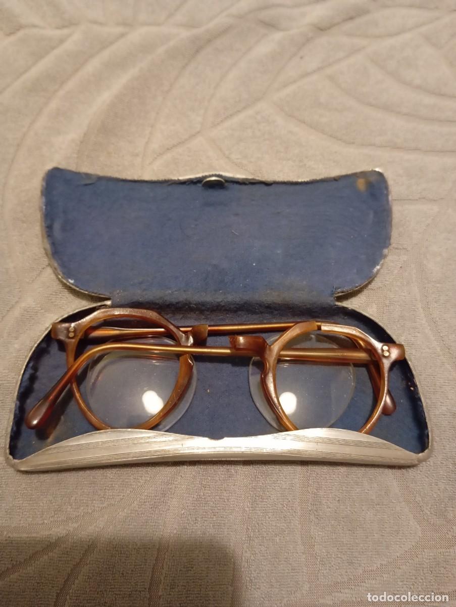 Vintage: GAFAS ANTIGUAS CON FUNDA METAL - Foto 1