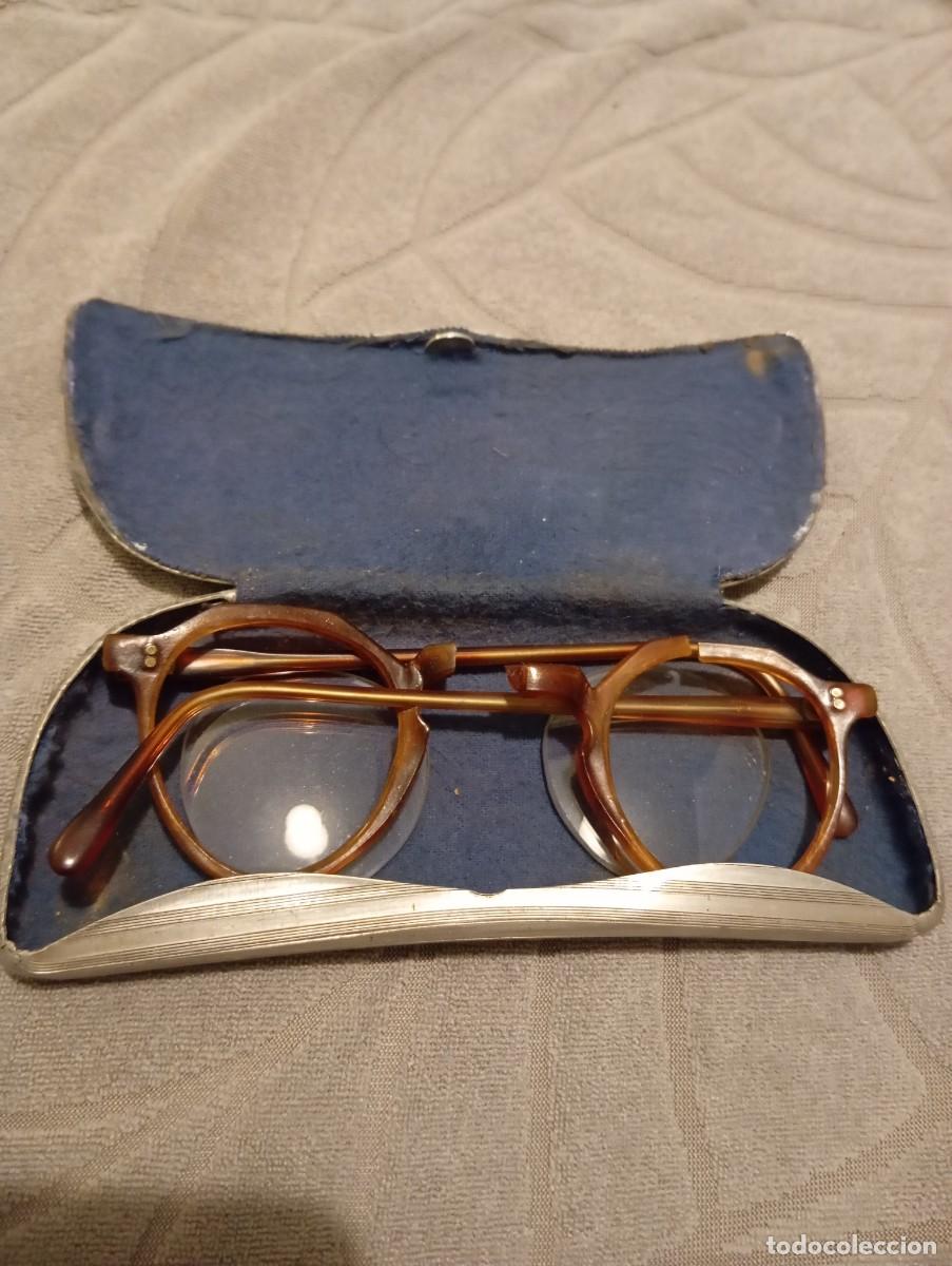 Vintage: GAFAS ANTIGUAS CON FUNDA METAL - Foto 2